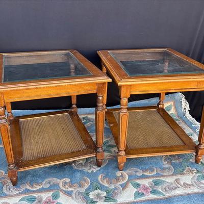 Vintage Wooden Sidetables 