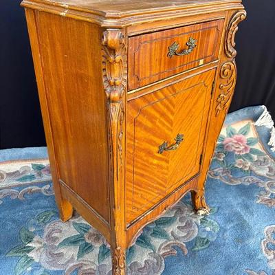 Antique French Provincial Style Nightstand 
