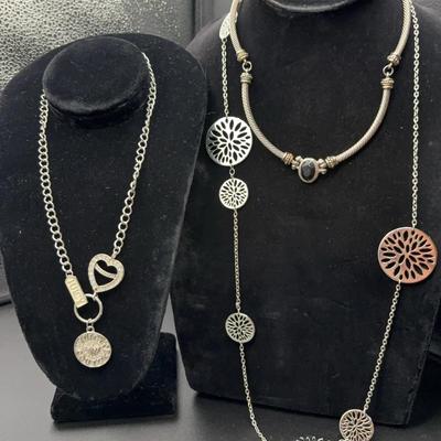 Silver tone  Fashion  Necklaces 