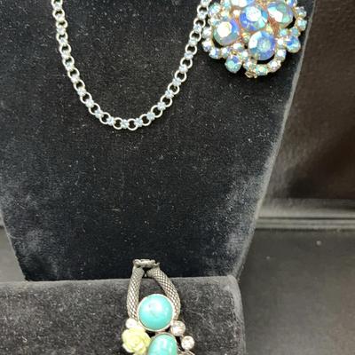 Costume Jewelry In Shades  Of Blue
