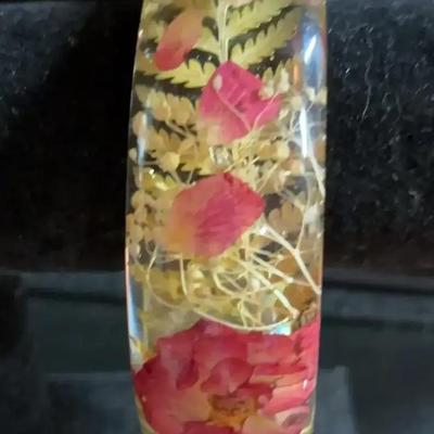 Rose Bangle Bracelet 