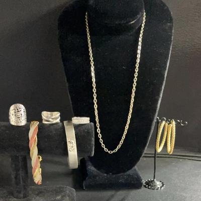 Gold And Silver Tone Jewelry 