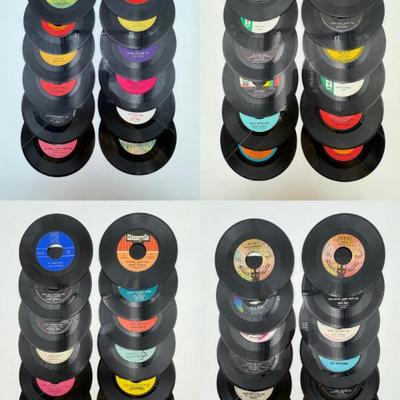 Vintage Vinyl - Huge Stack of 45s from Various Artists