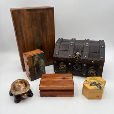 Wooden Storage/Treasure Chests for Jewelry (or Secret Things)