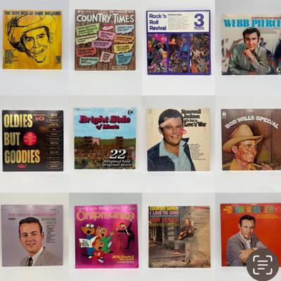 Vintage Vinyl Variety - Lot  "M" Vinyl