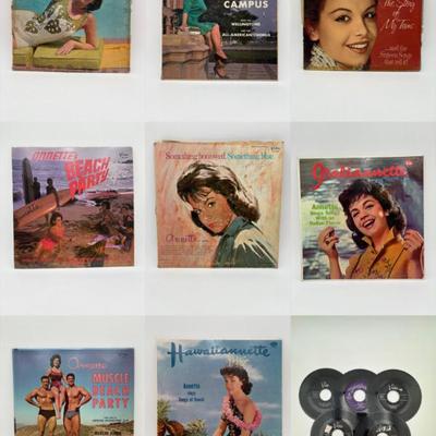 Vintage Vinyl - Annette Funicello On & Off The Beach!