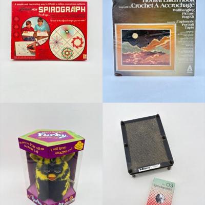 Keep the Kids Entertained! Spirograph/Hook Rug/Pinpressions +