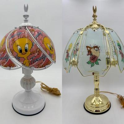 Vintage Looney Tunes Lighting Pair - Tweety/Syvester/Taz/Pepe/Bugs  +