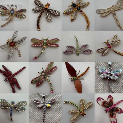 Swarm of Dragonflies - Vintage & Not - Sparkly Costume Jewelry