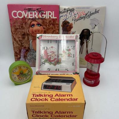 Tick of Time - Vintage Clocks & Miss Piggy Cover Girl Calendar + Bonus