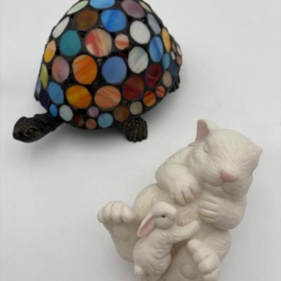 Vintage Tortoise & Hare Lamps