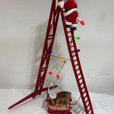Climbing Santa Claus