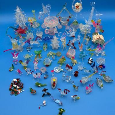 Huge Vintage Variety Glass Figurine Grouping