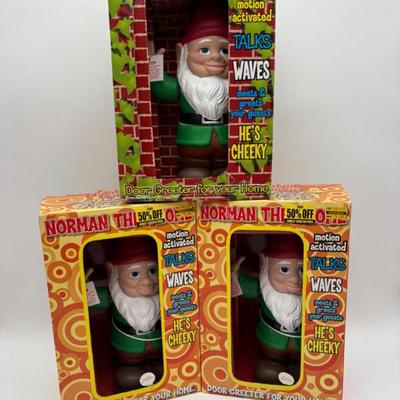 Mouthy "Guest Greeter" Norman the Gnome for Front/Back/Side Doors