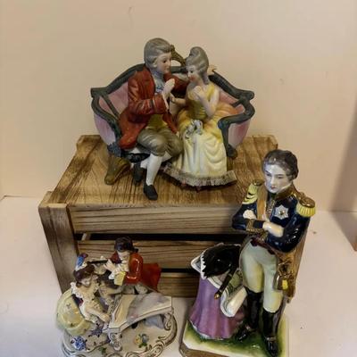 English Staffordshire figurines And More