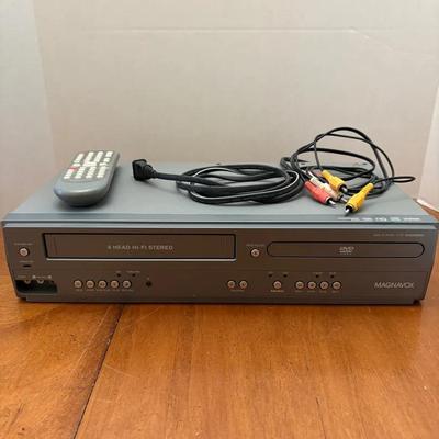 Magnavox DVD/VCR Combo With Remote And Cables