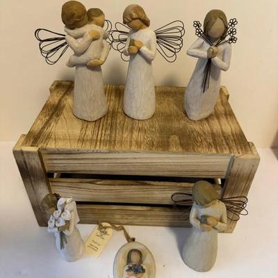 Set Of Six Willow Tree Figurines