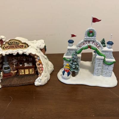 Santa’S Workshop In North Pole Figurines