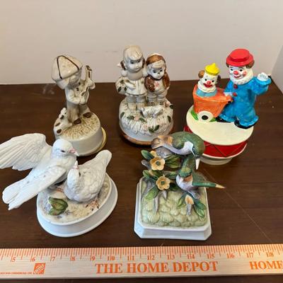 Lot Of Five Music Boxes