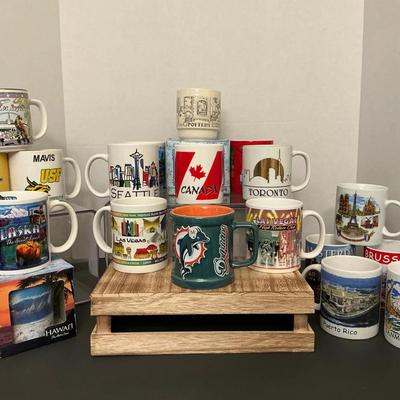 Lot Of Tourist Mugs
