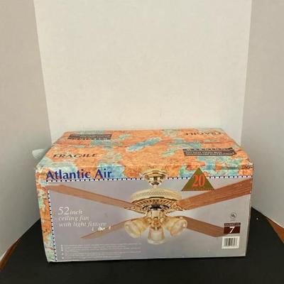 52” Ceiling Fan With Light Fixture