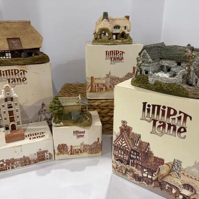 Lilliput Lane Mixed Lot of Five Cottages