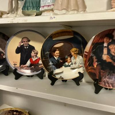 Norman Rockwell Plates