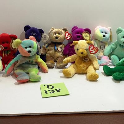 Beanie Baby Bears Lot Of 10
