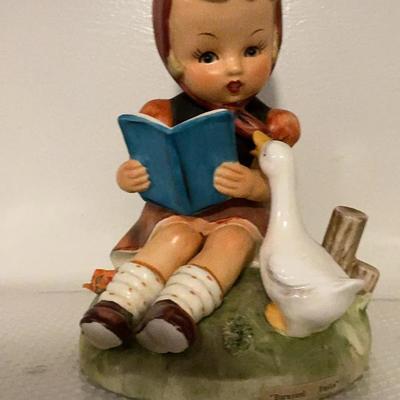 Stauffer Girl and Goose Figurine