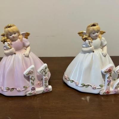 Josef Originals Birthday Angel figurine for a 11th And 12th birthday