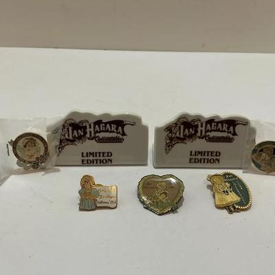 Jan Hagara Doll Collectors Club Lapel Pins
