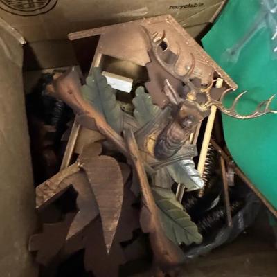 Box With Cuckoo Clock Parts