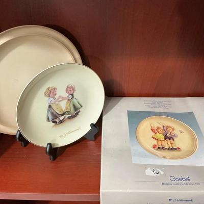 Lot Of Three Goebe Mj Hummel Plates