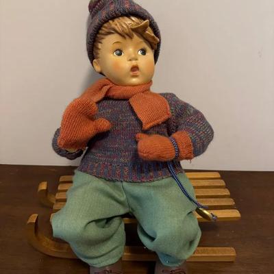 Large Hummel Ride into Christmas