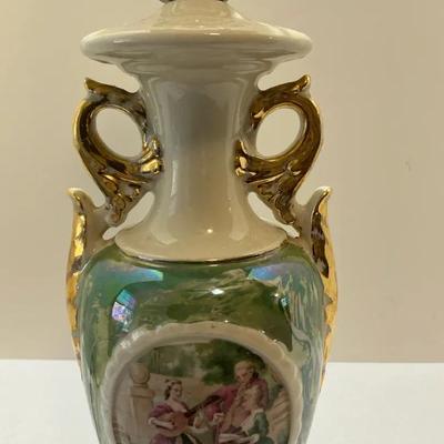 George And Martha Washington Porcelain Table Lamp