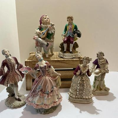 Beautiful Set Of Six Figurines