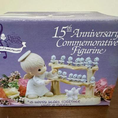 Precious Moments 15th Anniversary Commemorative Figurine