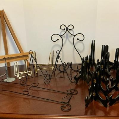 Variety Of Plate Stands 