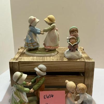 Lot Of Four Holly Hobby, Homeco, And Avon Figurines