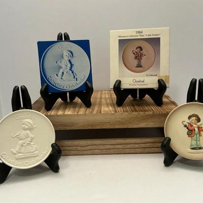 Goebel Collectors Club Member Mix Of Mini Plates
