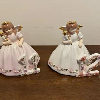 Josef Originals Birthday Angel figurine for a 11th And 12th birthday