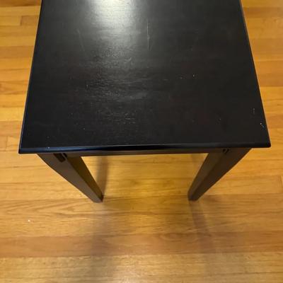 Dark Wood End Table