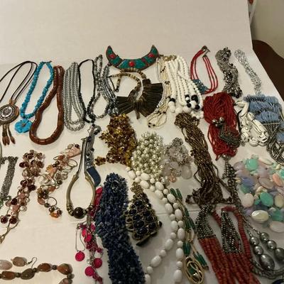 Large Variety Of Costume  Jewelry 