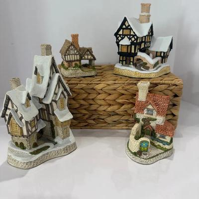 Mixed Lot Vintage David Winter Cottages Castle Houses