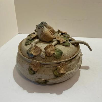 Vintage Studio Art Pottery Lidded Bowl/Tureen