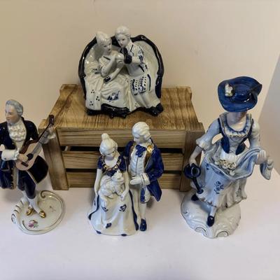 Victorian-Style Porcelain Figurines