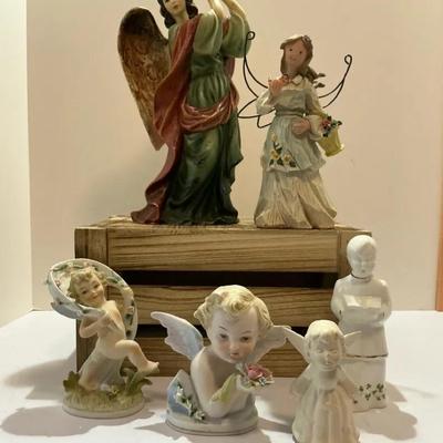 Angel And Cherub Figurine Collection