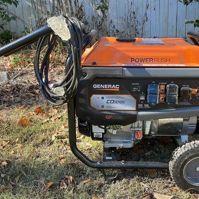 Generac GP6500 Portable Gas Generator with PowerRush & CO Sense