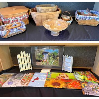 Spring-Themed Décor Collection Featuring Longaberger Baskets