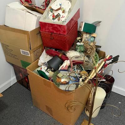 Huge Assortment of Christmas-Themed Décor